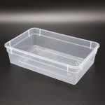 Dose 0,8 Liter – 18,5 × 12,5 × 5 cm – Transparent mit Klarsichtdeckel – Bild 3