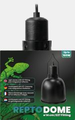 REPTO DOME E27 FASSUNG 14 CM SCHWARZ – Bild 2